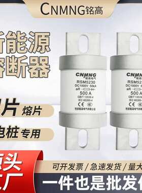直流充电桩用DC1000VRSM5230(RS309)圆管新能源汽车熔断器500A