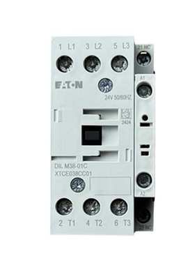 EATON/伊顿 DILM38-01C(24V110V50/60HZ) 电磁接触器XTCE038CC01