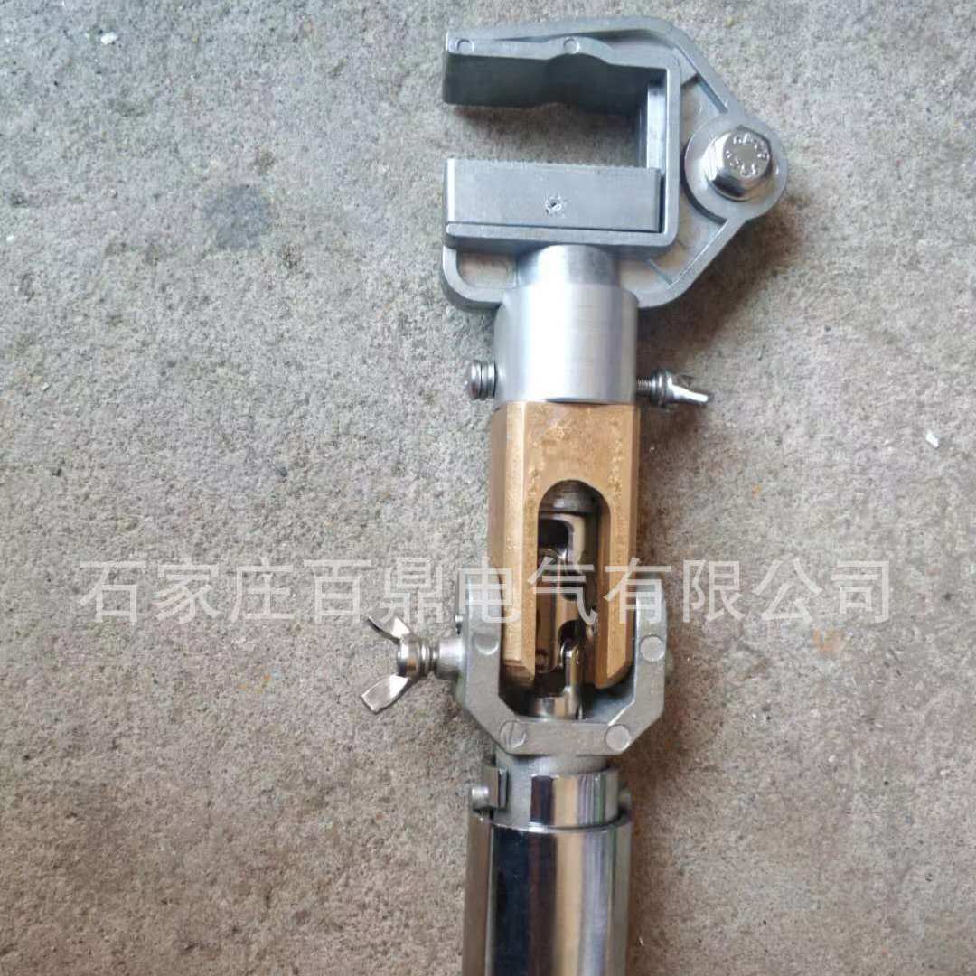 高压接地棒多角度转角式螺旋型接地线10kv接地棒头软连接多角度
