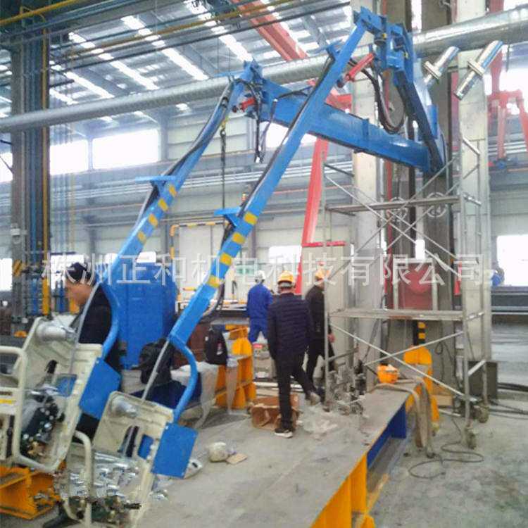送丝机悬臂液压支架可移动立柱3米横臂河南二保焊机空间臂 正和制