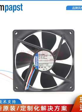 3414N/39HH ebmpapst 24V 3.2W 9225 三线高低电频反馈 轴流风扇