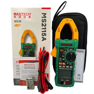 MASTECH华仪MS211交直流钳形表万用表真有效值电工钳型电流表