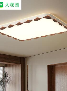 客厅吸顶灯现代简约新款大气客厅主灯黑白波浪主卧室吸顶灯427L