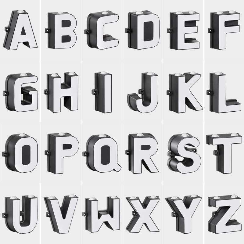 户外壁灯英文字母灯酒店ktv背景洗墙灯别墅庭院外墙灯上下射灯LED