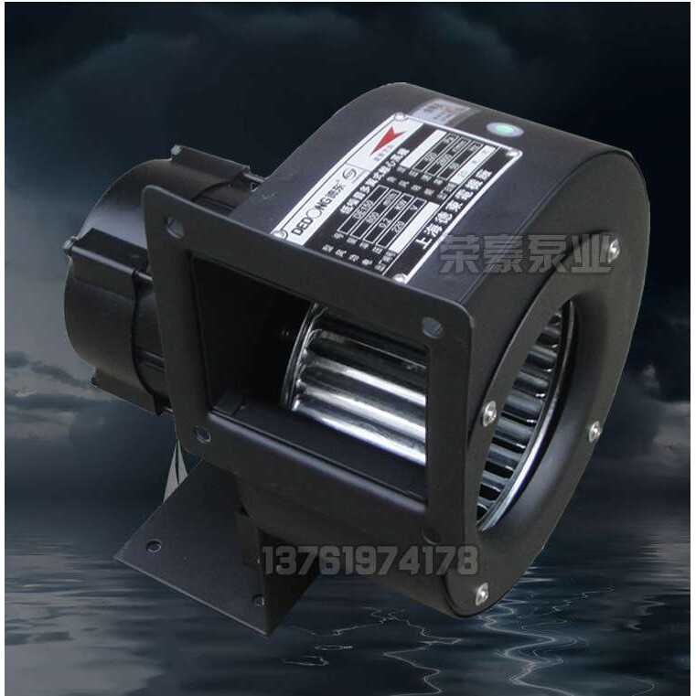 德东风机DE125 90W多翼式离心风机换气冷却散热风机单三相30W/45W