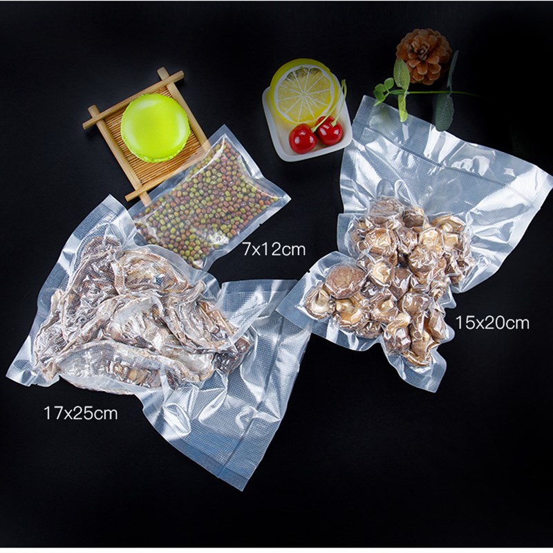 塑料袋纹路真空袋食品包装袋 透明塑料袋 干果包装保鲜袋密封袋