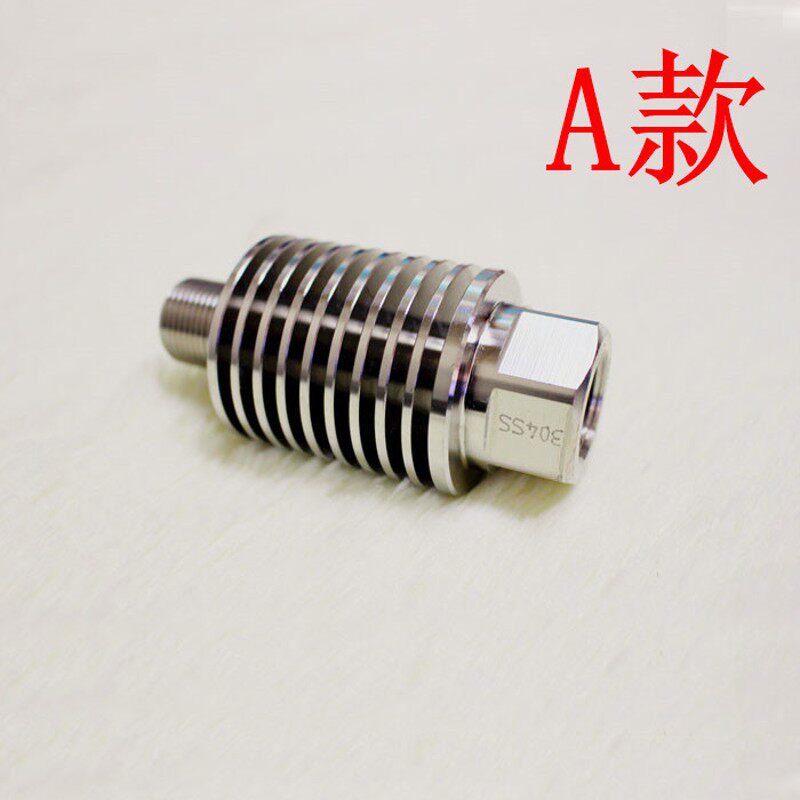 压力表变送器散热器降温管降温冷凝管304不锈钢专用散热器