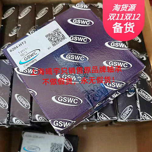 德国GSWC高温单列球轴承6204-HT26204-2ZR-T250等现货