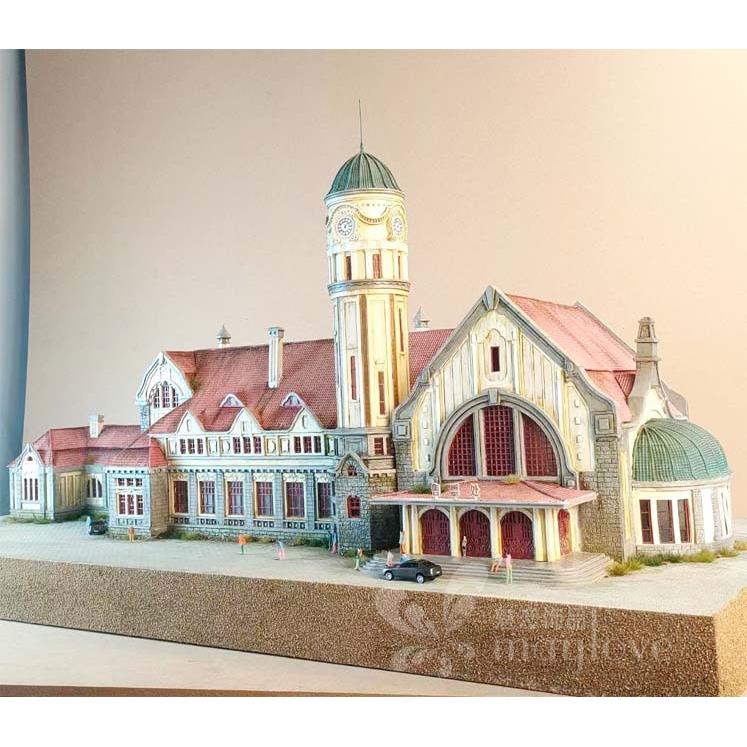 著名经典3d欧洲建筑纸模圣家堂圣母院圣彼得大教堂纯手工制作.