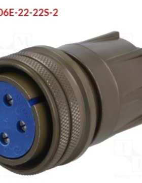 AMPHENOL 097-3106E-22-22S-2 连接器 圆形;插头; 用于电缆; 母