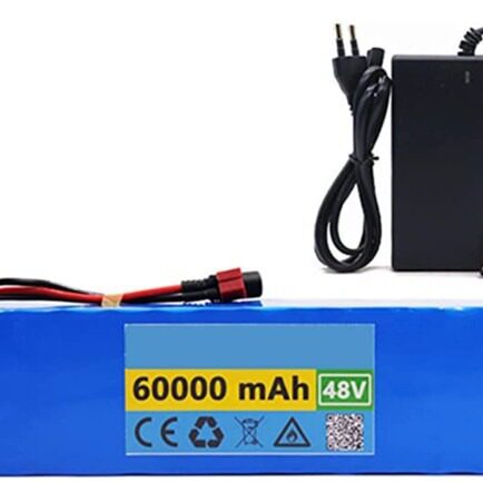 48v锂电池13S3P 60000mah 18650锂离子电池组电动滑板 车带BMS