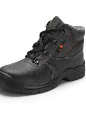 代尔塔 301512 防寒安全鞋加绒保暖防砸防穿刺冷库高帮安全鞋