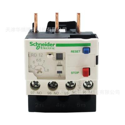 LRD12C电动机保护热过载继电器5.5-8A热继电器LC1D接触器用