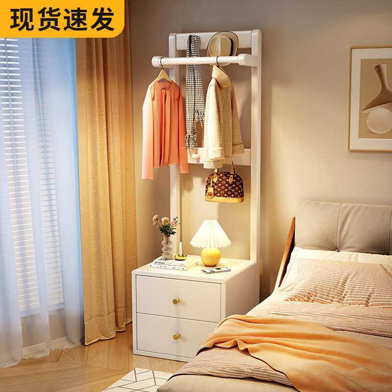 实木衣帽架小户型玄关落地挂衣架置物架卧室床头柜一体衣服收纳架,模玩/动漫/周边/娃圈三坑/桌游,模型制作工具/辅料耗材,淘宝优惠券,粉丝福利购,淘宝优惠卷