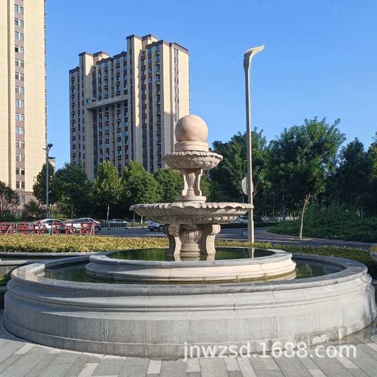 小区大理石喷水珠厂家 别墅花岗岩流水珠报价 工厂石材吐水珠图案