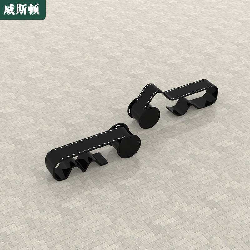威斯顿电影院玻璃钢艺术座椅长条异形胶卷造型休闲坐凳3D打印定制
