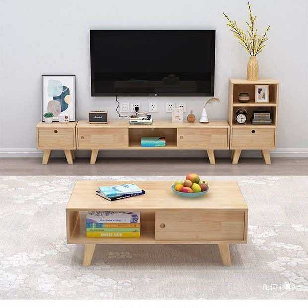 全实木松木电视柜落地茶几组合简约小户型卧室客厅地柜墙柜矮柜,模玩/动漫/周边/娃圈三坑/桌游,模型制作工具/辅料耗材,淘宝优惠券,粉丝福利购,淘宝优惠卷