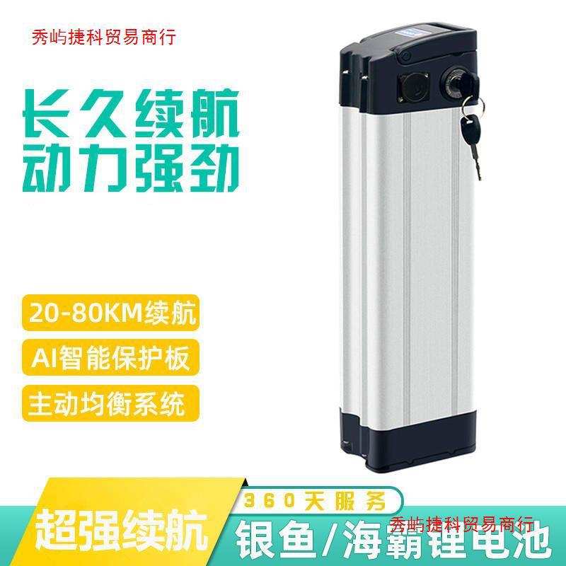 折叠车48V20Ah锂电池银鱼海霸爱玛邦德富士达通用48伏40安锂电瓶