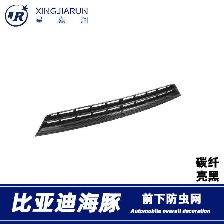 适用于比亚迪海豚下防虫网前脸进气中网水箱防蚊保护罩改装件贴片