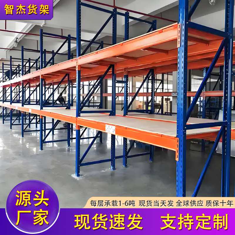 1-5吨重型货架超强承重多层加厚仓储托盘货架高位横梁式货架