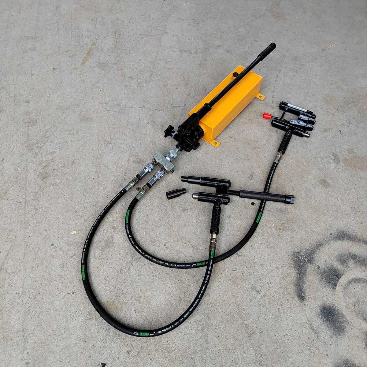 道岔销子拆除器销钉拔顶器铁路施工器材YBX-1手动液压拔销器