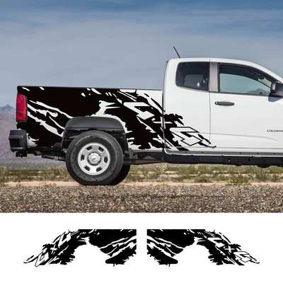 适用于雪佛兰皮卡车库罗德colorado车身贴纸改装个性车贴A959