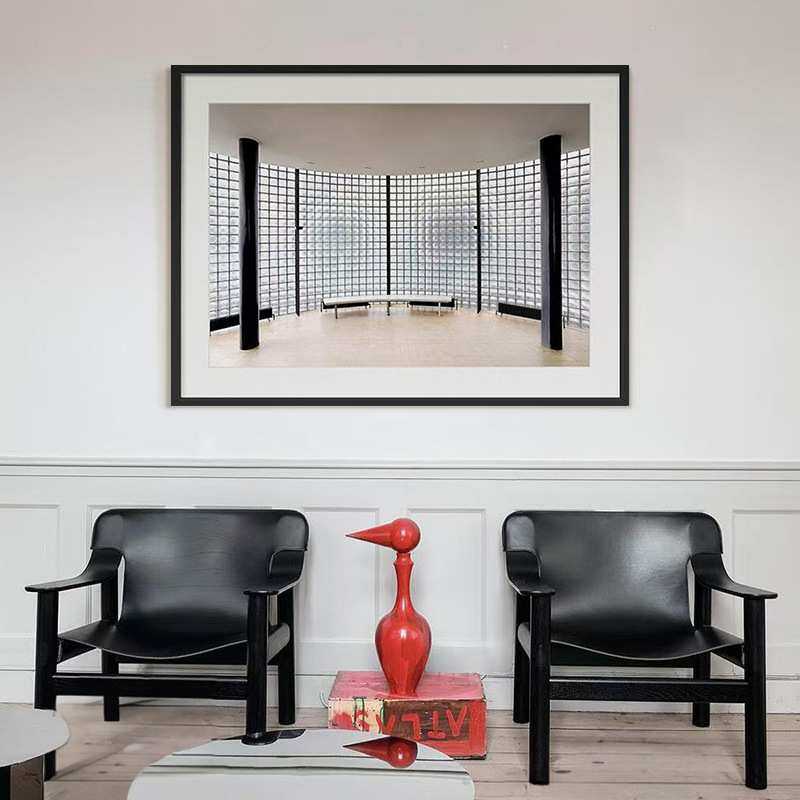 中古风挂画轻奢法式客厅沙发后装饰画餐厅壁画卧室高级感现代简约