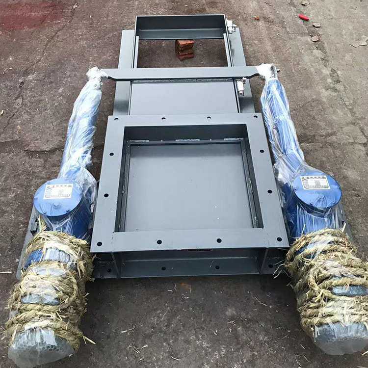 铸铁闸门双向止水铸铁镶铜闸门渠道平板闸门启闭机闸门