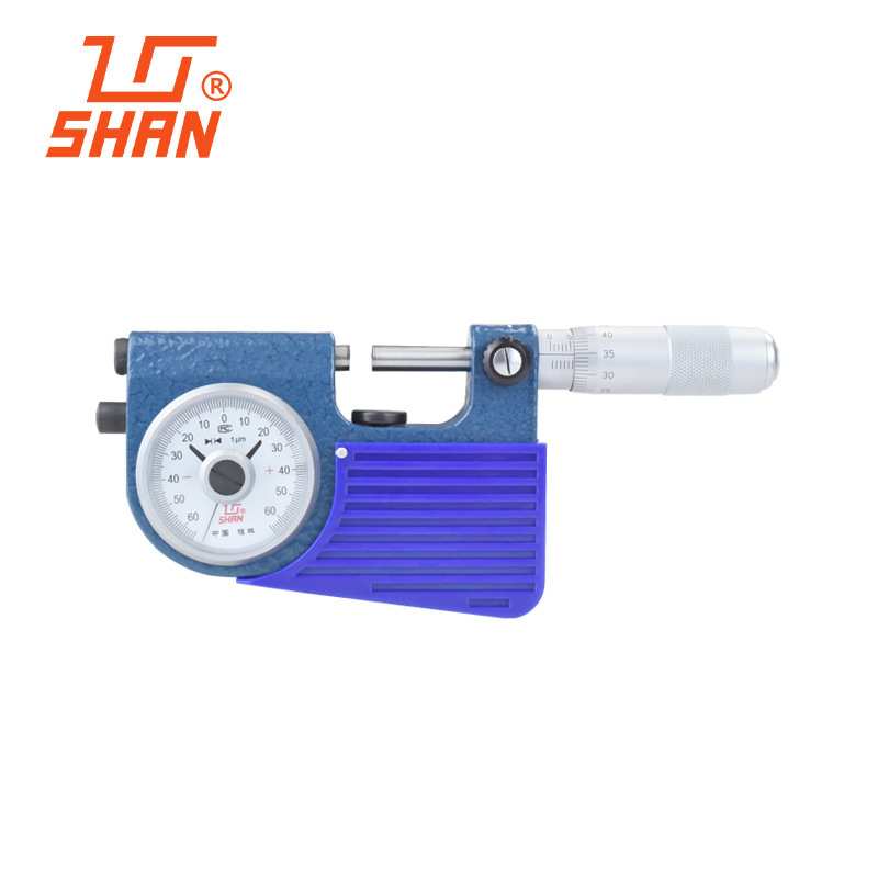 桂林桂量带表杠杆千分尺工业级螺旋测微器表盘对零型可开票包邮