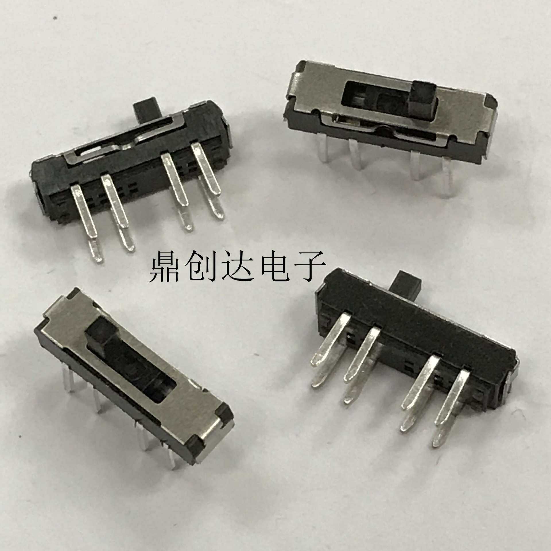 MSK-23D19微型开关 拨动开关 滑动开关 直插立式八脚三档卧式侧插