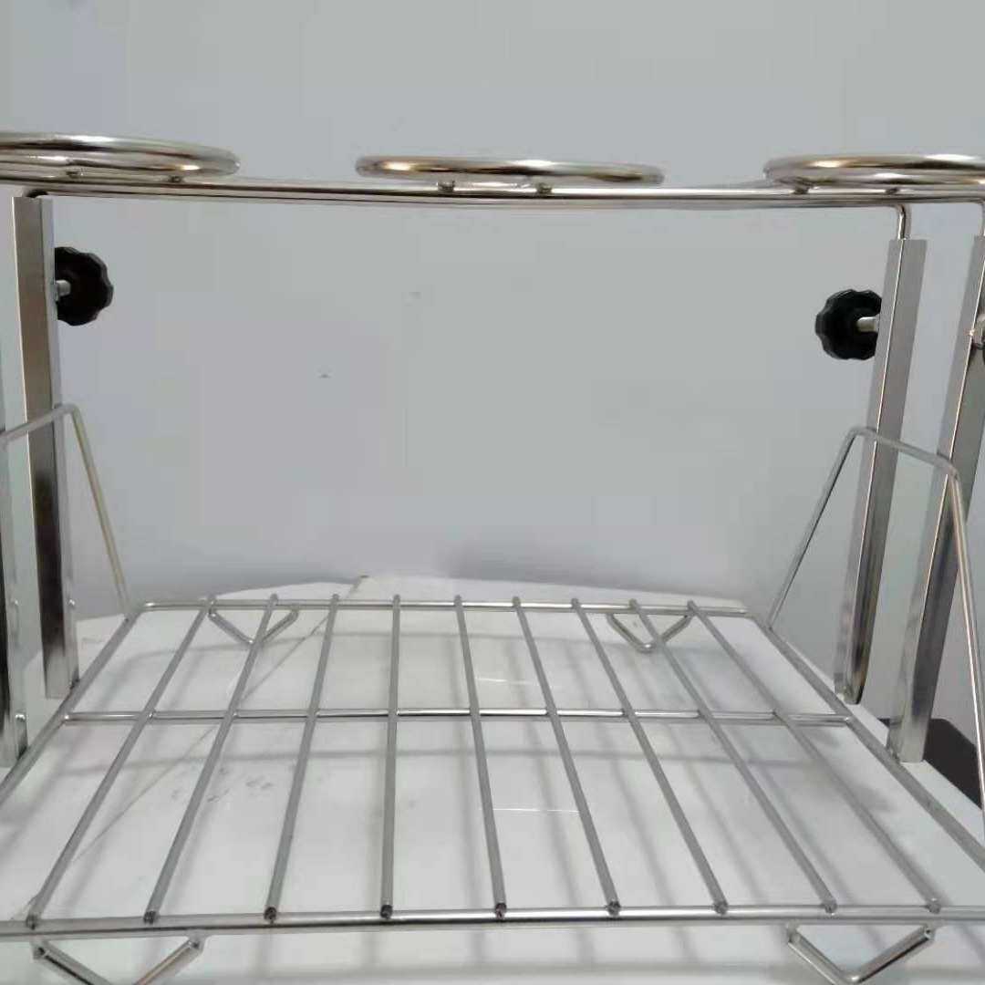 漏斗架 不锈钢器皿架 可调节高度 量筒架烧瓶架 沥水架 滴水架