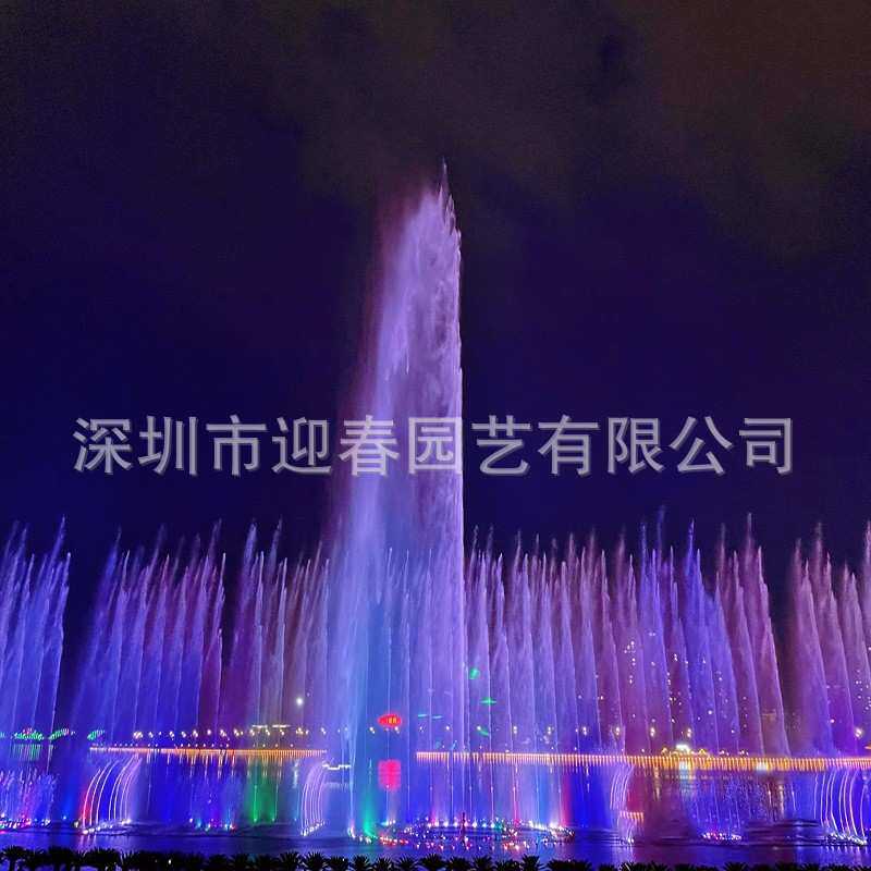 厂家供应音乐喷泉全套金属设备人工湖水上灯光水舞秀别墅景观喷泉