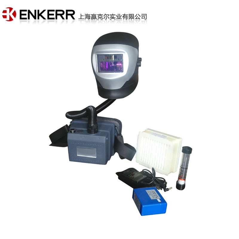 电动送风电焊自动变光面罩 EKR102WD过滤 EKR102AD PAPR送风面罩