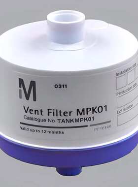 TANKMPK01 MERK默克密理博PE水箱空气过滤器（II级水）通气过滤器