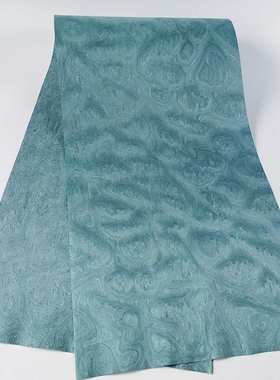 蓝色实木木皮高定意大利ALPI华展科技木皮TBB饰面装修家具贴门