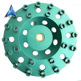 7寸（180mm）水滴状刀头金刚石磨轮地坪混凝土金刚砂地坪高钴配方