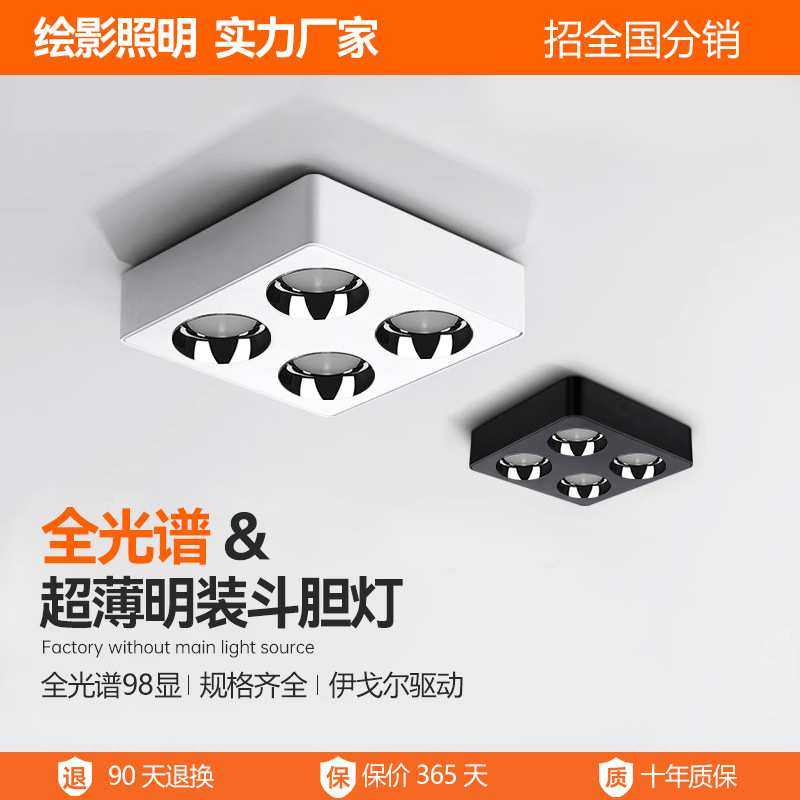 超薄明装斗胆灯现代简约客厅方形无主灯家用全光谱护眼智能射灯,模玩/动漫/周边/娃圈三坑/桌游,模型制作工具/辅料耗材,淘宝优惠券,粉丝福利购,淘宝优惠卷