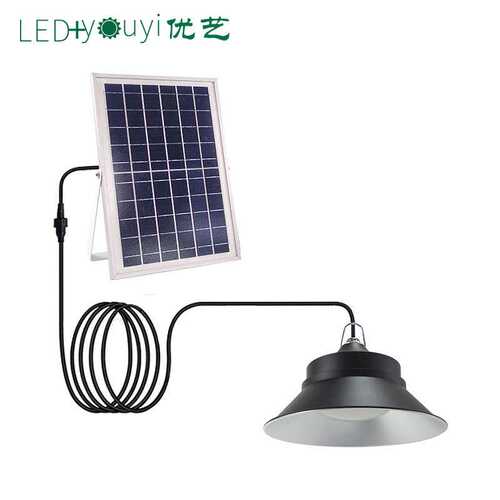 太阳能吊灯庭院家用室内户外凉亭工矿灯solar pendant light 定制