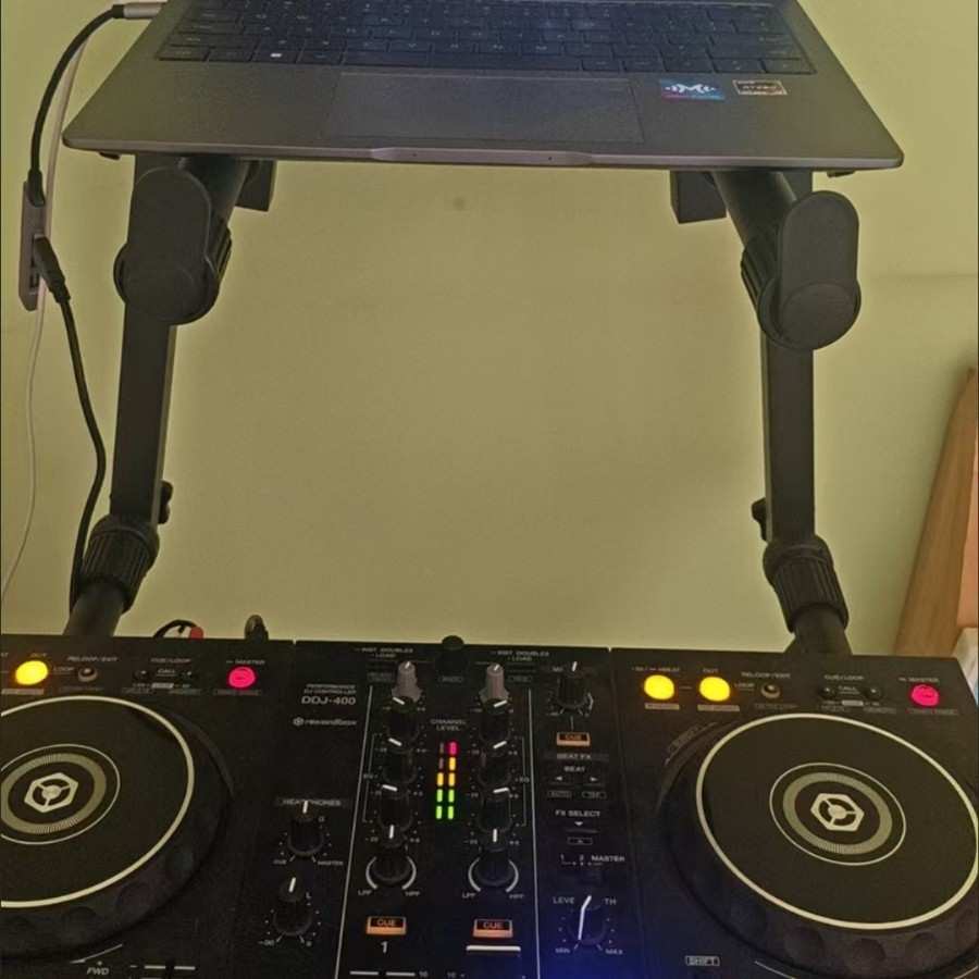 DJ打碟机数码控制器支架DJ航空箱飞行支架键盘钢琴X型双管 乐器架图片