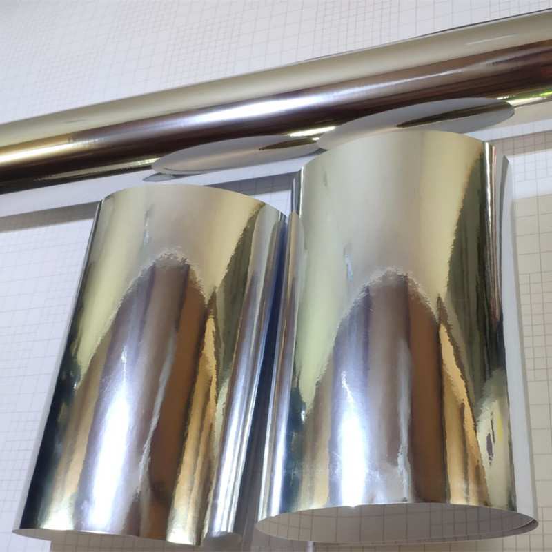 电镀膜电镀银车身贴汽车改色膜 镀铬银亮光镜面贴纸车身贴膜