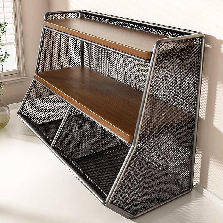 桌面置物架厨房台面多功能分层整理餐桌零食茶几水杯架茶包收纳盒