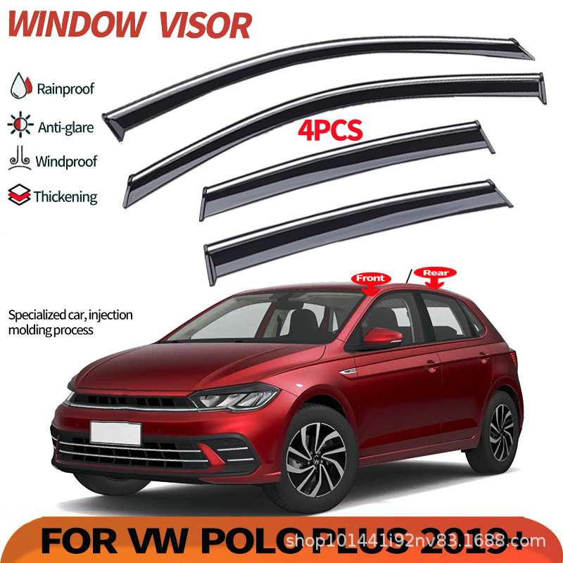 适用大众波罗晴雨挡雨板车窗雨挡VW Polo AW-BZ 2019Window visor