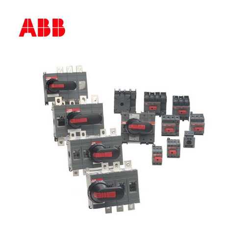 ABB隔离开关OT系列熔断器组3P三极63A OT63F3