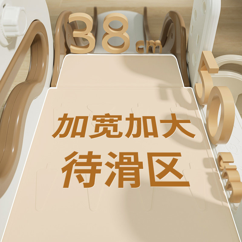 滑梯儿童室内家二家庭版塑用折叠大号加长波波池滑滑梯秋千料合一