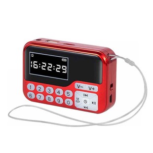 便携式迷你歌词显示收音机播放器唱戏机老人专用插卡小音箱随身听