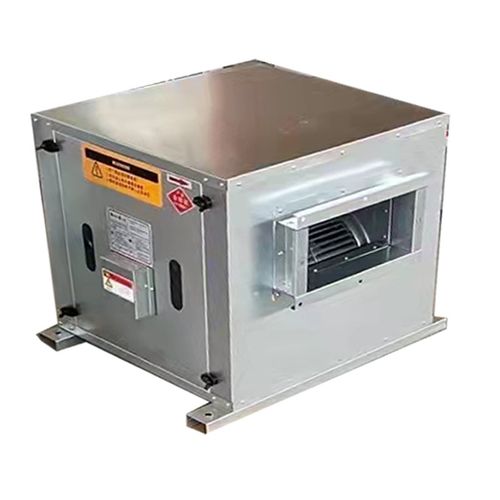 单向流静音新风机柜式离心消防排烟风机箱管道风机排油烟送风机