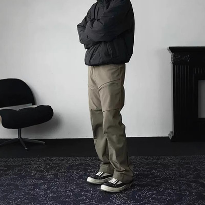 户外休闲裤美式春季Leaf阿尔法冲锋三防运动百搭滑雪裤解构伞兵