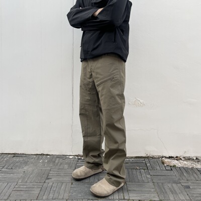 户外休闲裤美式春季Leaf阿尔法冲锋三防运动百搭户外滑雪裤伞兵裤