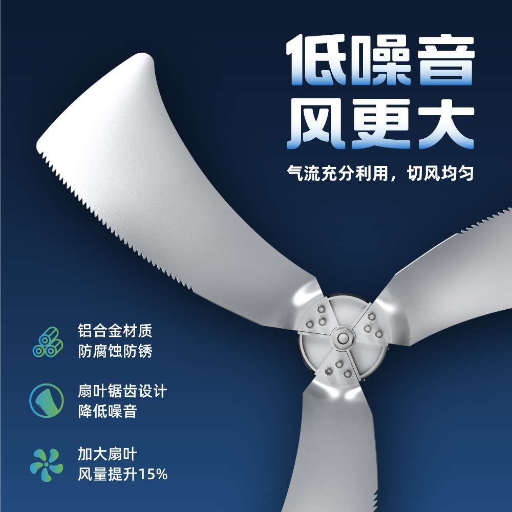 欧镨斯106型大风量接力风扇 牛舍风机 悬挂式风机  大棚养殖