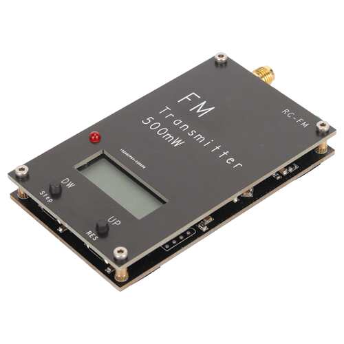 2000米 FM发射机 数字显示 0.5W 500mW 立体声 76-108M （直拍）